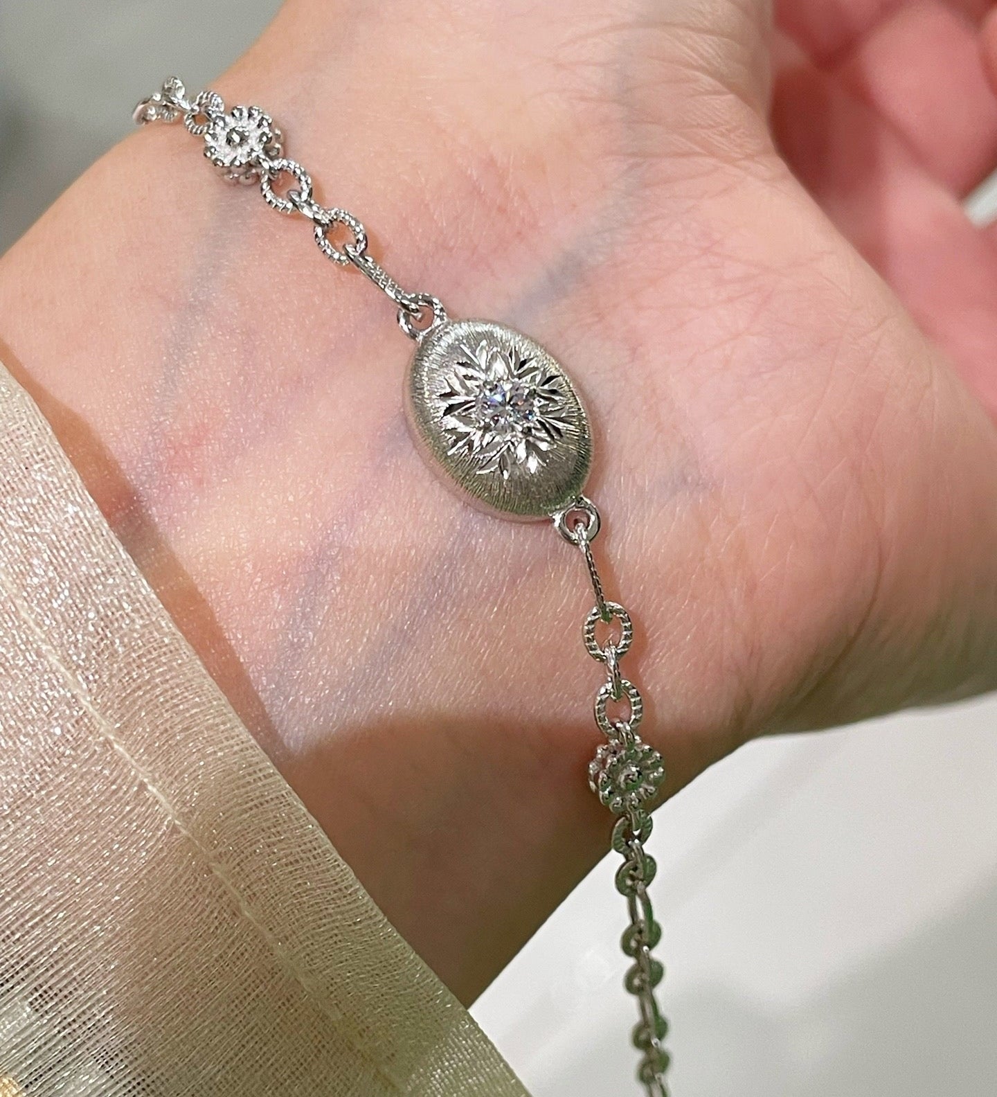 Italian Vintage Star of David Matte Bracelet - floysun