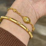 Italian Vintage Star of David Matte Bracelet - floysun