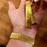Italian Wide - Band Shimmering Silver - Thread Bracelet — Premium Light Luxury Bracelet - floysun