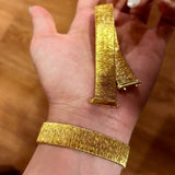 Italian Wide - Band Shimmering Silver - Thread Bracelet — Premium Light Luxury Bracelet - floysun