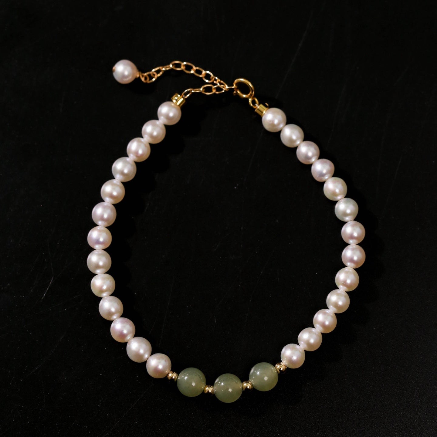 Jade Harmony Fortune Bead Bracelet - floysun