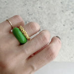 Japanese Minimal Enamel Slim Band Ring | Versatile Layering Style - floysun