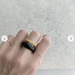 Japanese Minimal Enamel Slim Band Ring | Versatile Layering Style - floysun