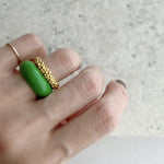Japanese Minimal Enamel Slim Band Ring | Versatile Layering Style - floysun
