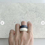 Japanese Minimal Enamel Slim Band Ring | Versatile Layering Style - floysun