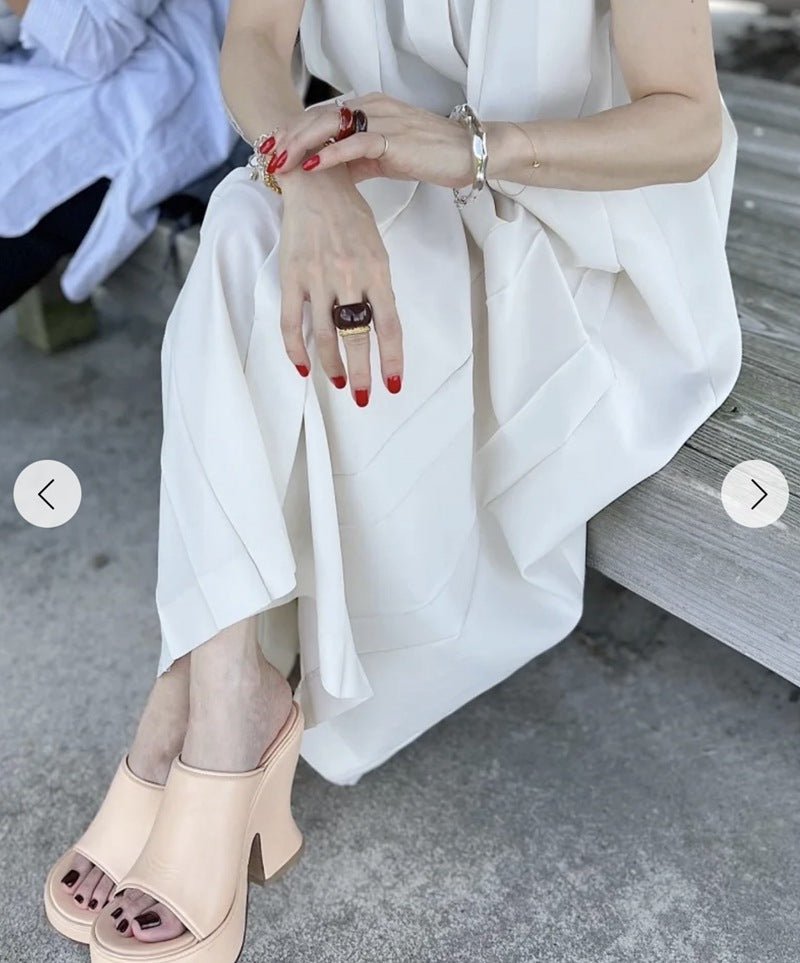 Japanese Minimal Enamel Wide Band Ring | Versatile Layering Style - floysun