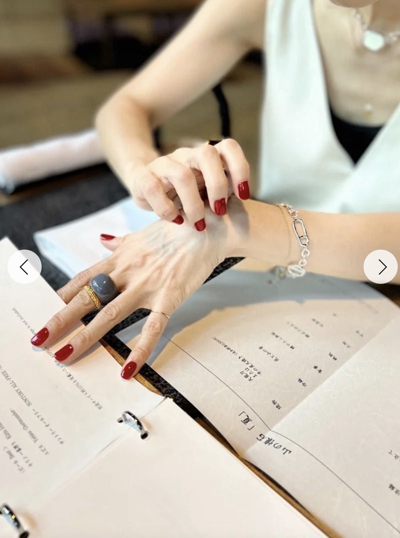 Japanese Minimal Enamel Wide Band Ring | Versatile Layering Style - floysun