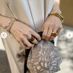 Japanese Minimal Enamel Wide Band Ring | Versatile Layering Style - floysun