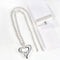 Japanese Minimalist Polished Heart Pendant Necklace - floysun