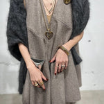 Japanese Minimalist Polished Heart Pendant Necklace - floysun