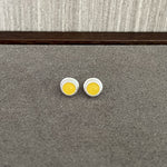 Japanese - Style 925 Sterling Silver Gemstone Stud Earrings - floysun