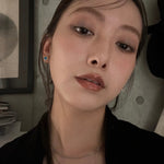 Japanese - Style 925 Sterling Silver Gemstone Stud Earrings - floysun