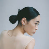 Japanese - Style 925 Sterling Silver Gemstone Stud Earrings - floysun