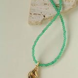 Knight Chess Horse Gemstone Beaded Necklace - floysun