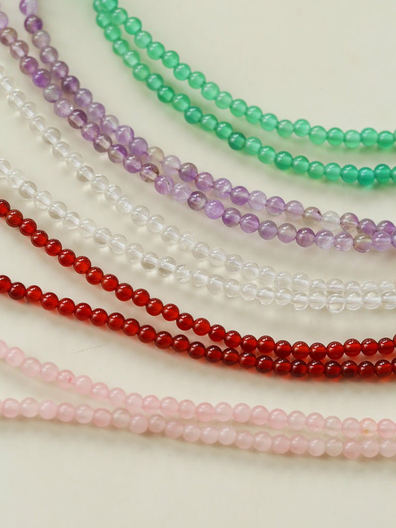 Knight Chess Horse Gemstone Beaded Necklace - floysun