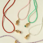 Knight Chess Horse Gemstone Beaded Necklace - floysun