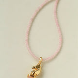 Knight Chess Horse Gemstone Beaded Necklace - floysun