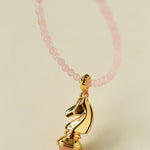 Knight Chess Horse Gemstone Beaded Necklace - floysun