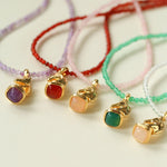 Knight Chess Horse Gemstone Beaded Necklace - floysun