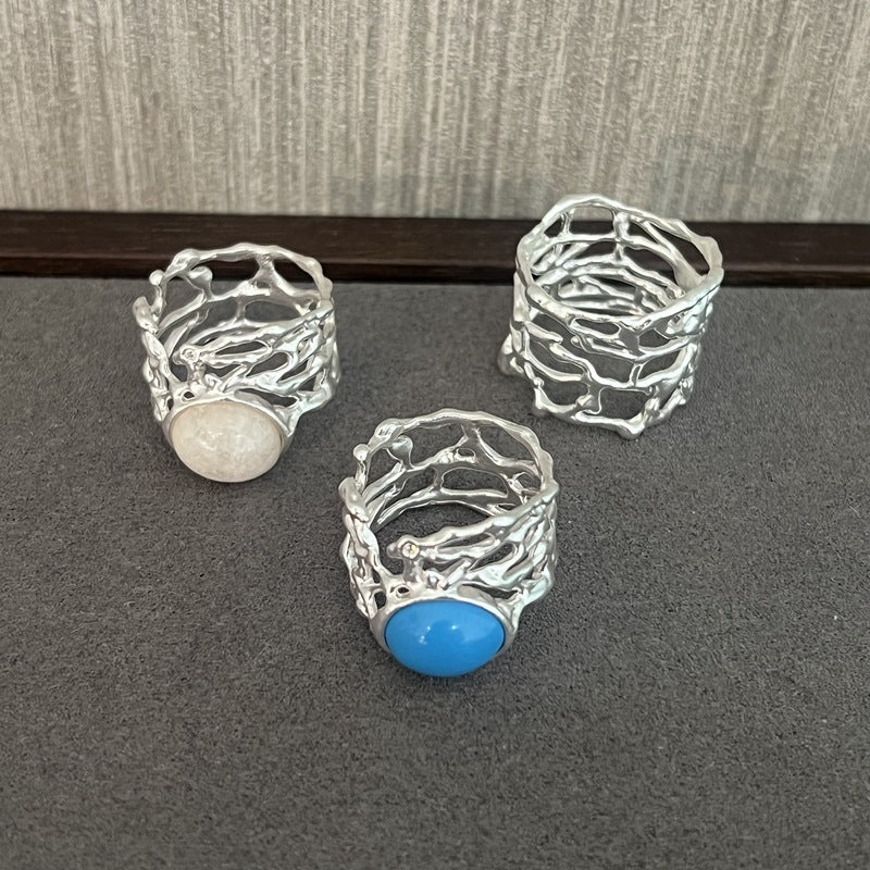 Korean Artisan Birdcage Ring - floysun