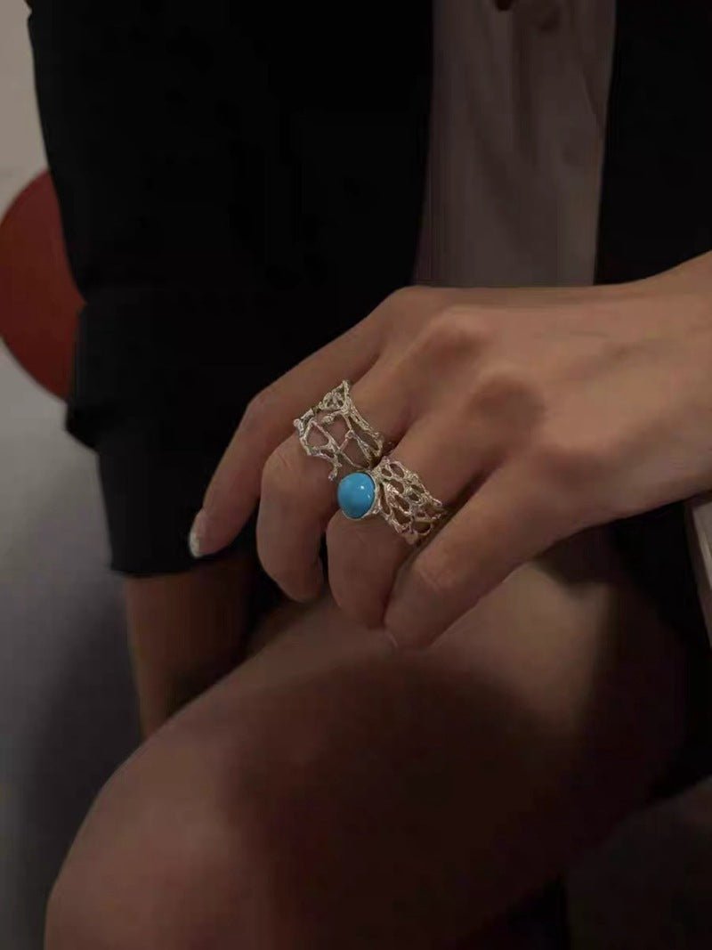 Korean Artisan Birdcage Ring - floysun