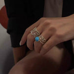 Korean Artisan Birdcage Ring - floysun