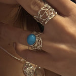 Korean Artisan Birdcage Ring - floysun