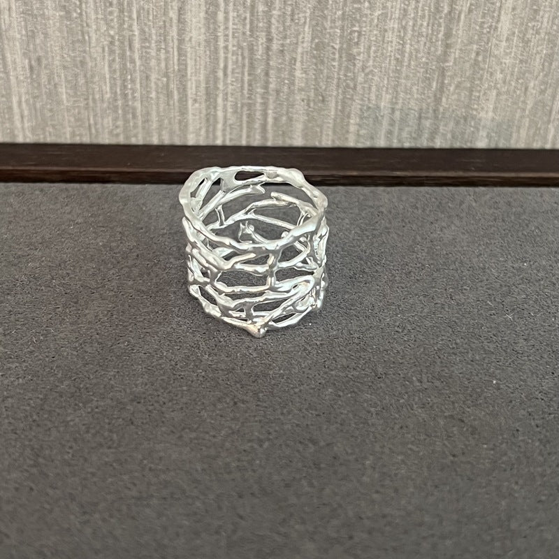 Korean Artisan Birdcage Ring - floysun