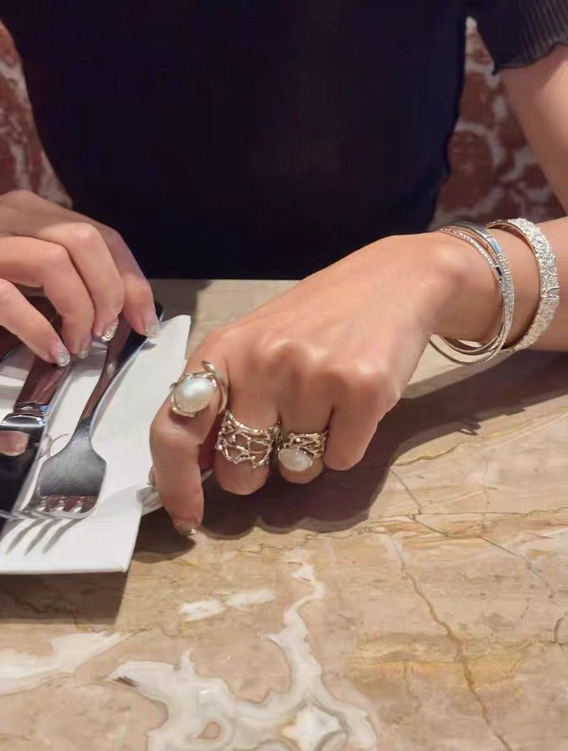 Korean Artisan Birdcage Ring - floysun