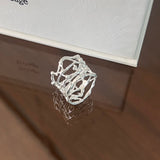 Korean Artisan Birdcage Turquoise Ring - floysun