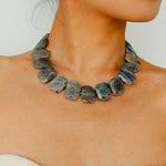 Labradorite Square Beaded Necklace - floysun