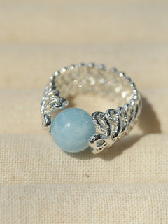 Lace Aura Natural Stone Ring - floysun