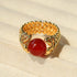 Lace Aura Natural Stone Ring - floysun