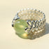 Lace Aura Natural Stone Ring - Prehnite - floysun