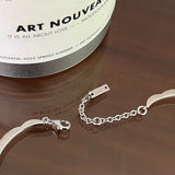 Lace Flower Pearl Choker Necklace – 925 Sterling Silver - floysun