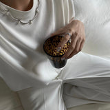 Lace Flower Pearl Choker Necklace – 925 Sterling Silver - floysun