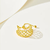 Lace Texture Adjustable Ring - floysun