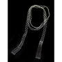 Lace Veil Metallic Long Necklace - floysun