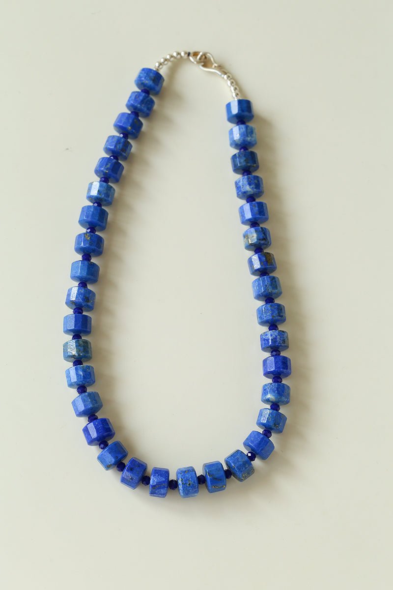 Lapis Lazuli Beaded Necklace - floysun