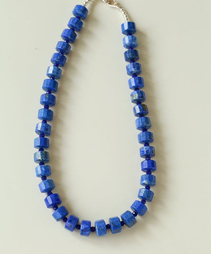 Lapis Lazuli Beaded Necklace - floysun