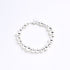 Large and Small Metal Beads Bracelet - Silver - floysun