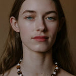 Large Tiger Eye & Freshwater Pearl Necklace - floysun