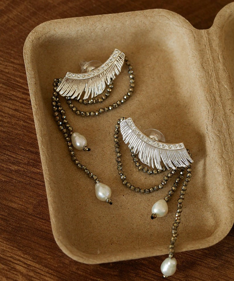 Lash Fringe Statement Earrings - floysun