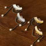 Lash Fringe Statement Earrings - floysun