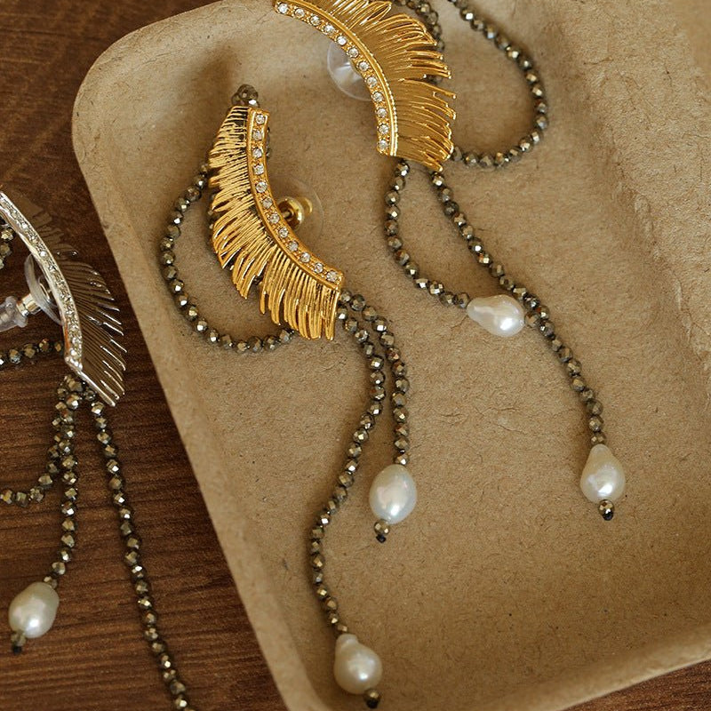 Lash Fringe Statement Earrings - floysun