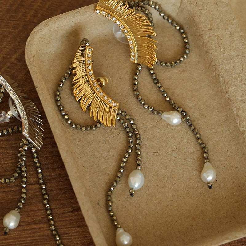 Lash Fringe Statement Earrings - floysun