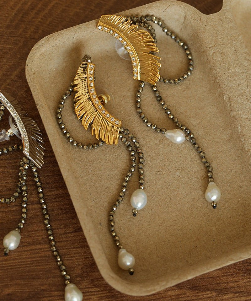 Lash Fringe Statement Earrings - floysun