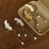 Lash Fringe Statement Earrings - floysun