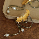 Lash Fringe Statement Earrings - floysun