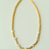 Lava Metal Fragment and Baroque Pearl Beaded Necklace - floysun